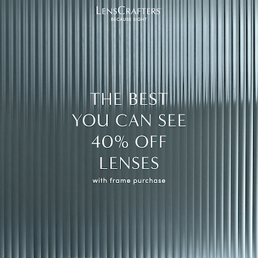 40% Off Lenses with frame purchase icon