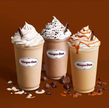Haagen-Daz coffee collection milkshakes