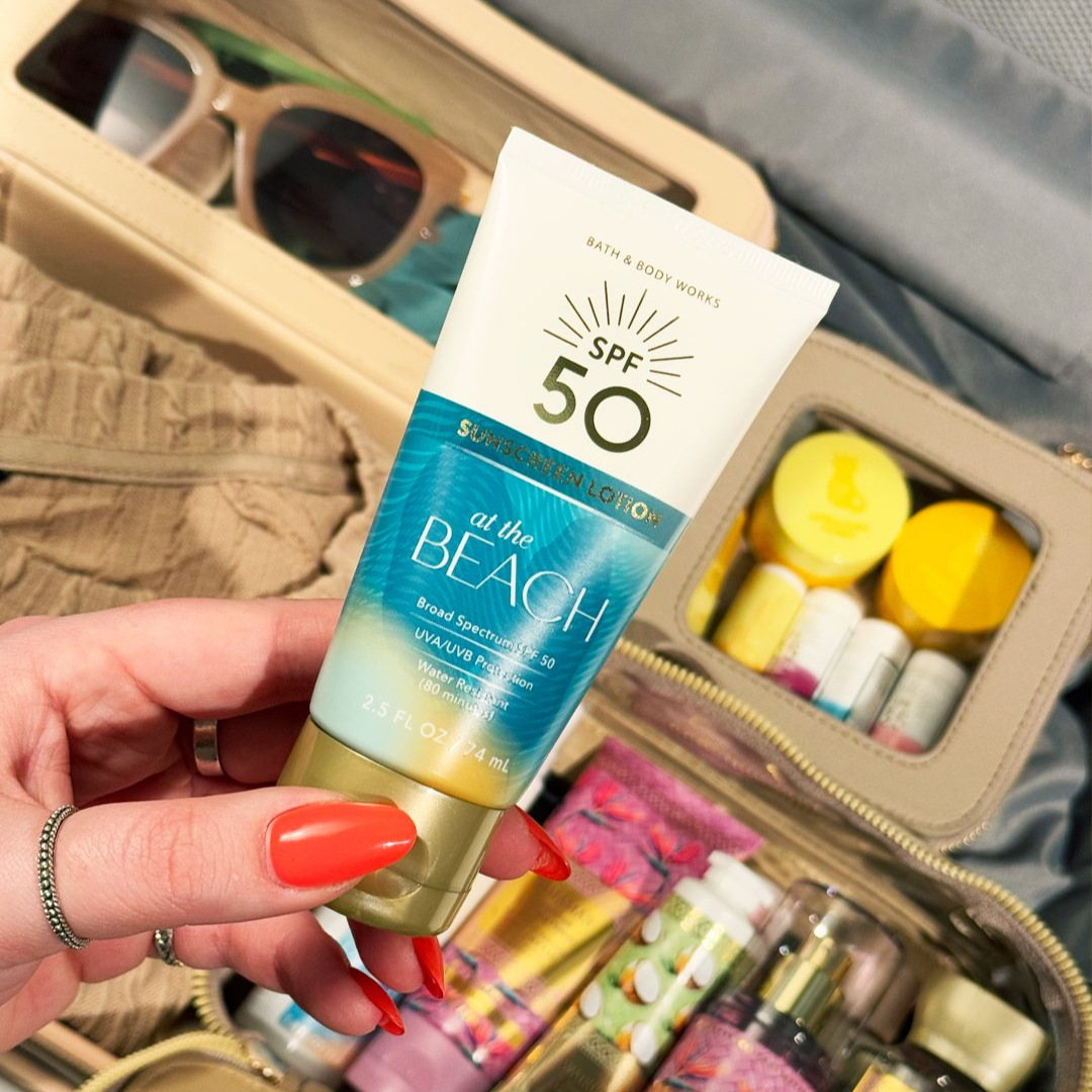 7 Bath & Body Works lotion and sun screen
