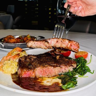 Fleming's Steakhouse steak